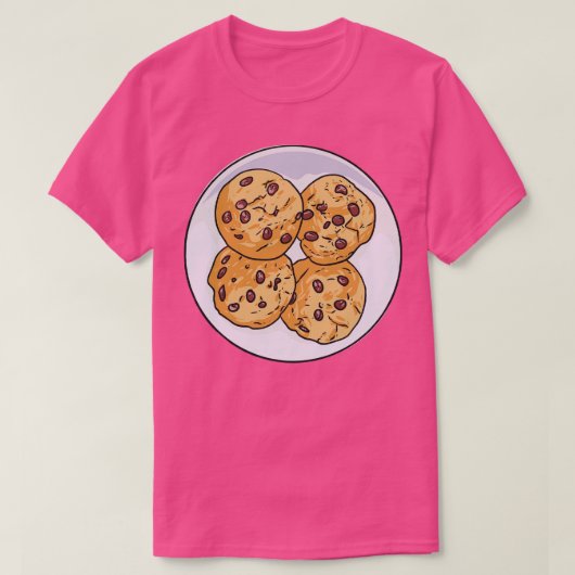 T-shirt Cookies Biscuits Cookie au Chocolat (Design devant)
