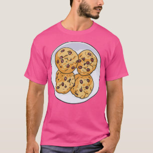 T-shirt Cookies Biscuits Cookie au Chocolat