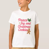 T-shirt Cookies de joie de Noël (Devant)