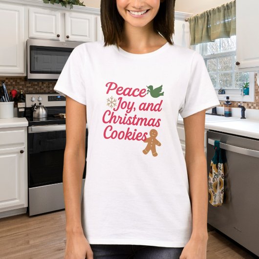T-shirt Cookies de joie de Noël