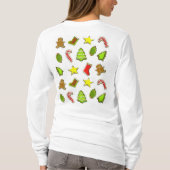 T-shirt Cookies de Noël Cuisine de vacances (Dos)
