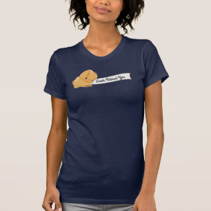 T-shirt Cookies Fortune Personnalisés, Regardez Derrière V