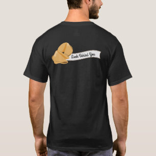 T-shirt Cookies Fortune Personnalisés, Regardez Derrière V