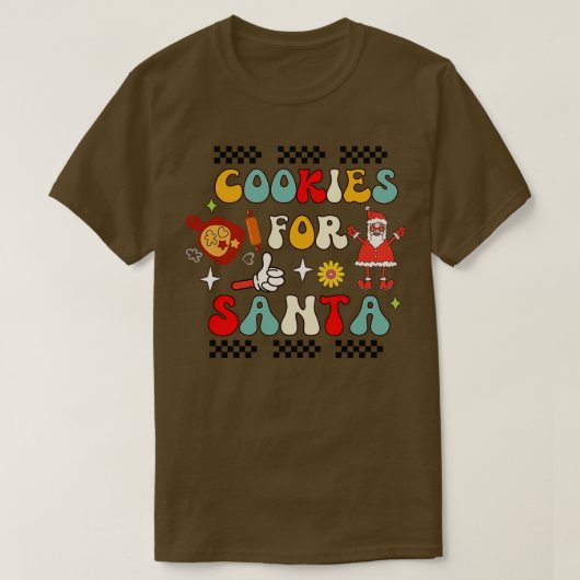 T-shirt Cookies pour père Noël (Design devant)