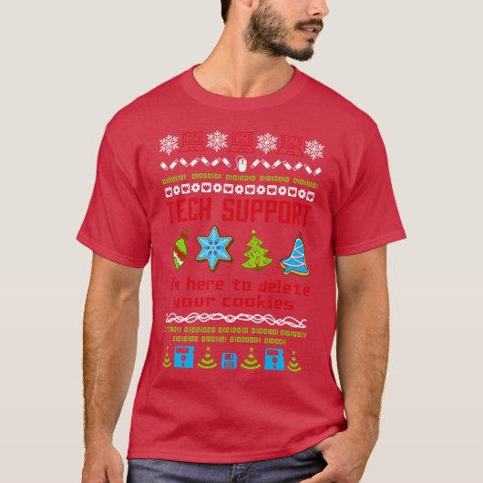 T-shirt Cookies Tech Support Triblend (Devant)