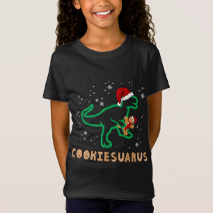 T-Shirt Cookiesaurus Christmas Dinosaur Rex Sucre Cookie