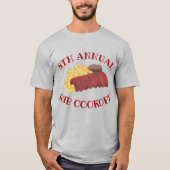 T-shirt Cookoff annuel Barbecue Barbecue Barbecue Aliment (Devant)