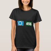 T-shirt Cool 456 Numéro de code O Dites Oui Graphique d'il (Devant)