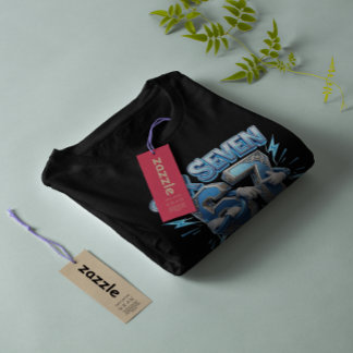 T-shirt Cool 67 Meme Six Seven Blue Cartoon Characters