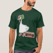 T-shirt Cool 80s Bonnet Drôle de cuisine Goose Cartoon (Devant)
