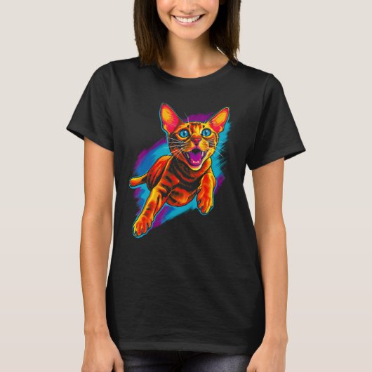 T-shirt Cool Abyssinian Cat (Devant)