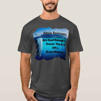 T-shirt Cool Admin Assistant Assez