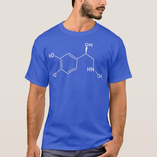 T-shirt Cool Adrénaline chimie Molécule Chemitry T (Devant)