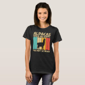 T-shirt Cool Alpaca For Men Women Peruvian Animal Alpaca (Devant entier)