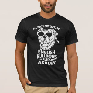 T-shirt Cool anglais Bulldog Rule Chien