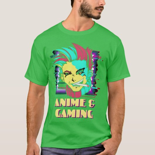 T-shirt Cool anime jeu de cosplay motif ami (Devant)
