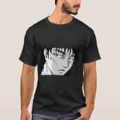 T-shirt Cool Anime Visage de garçon (Devant)