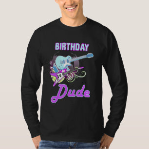 T-shirt Cool Anniversaire Dude Rock Star Boy Guy Party Day