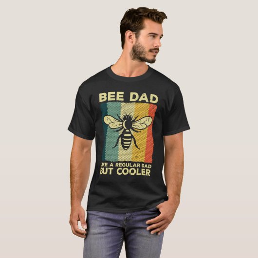 T-shirt Cool apiculture Art Hommes Papa Bee Hive Keeping H (Devant entier)