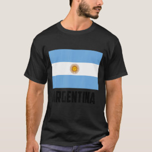 T-shirt Cool Argentine Drapeau Illustration Nouveauté Grap