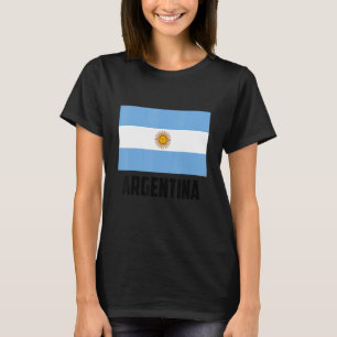 T-shirt Cool Argentine Drapeau Illustration Nouveauté Grap