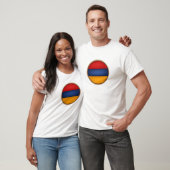 T-shirt Cool Arménie Drapeau Sceau (Unisexe)