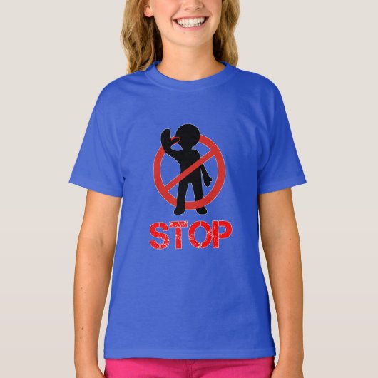 T-shirt Cool ARRÊTE | Ne pas entrer de graphique (Devant)