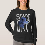 T-shirt Cool Astronaut Space Cat (Devant)
