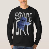 T-shirt Cool Astronaut Space Cat (Devant)