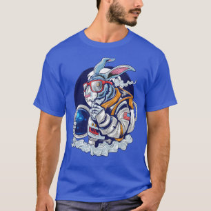T-shirt Cool astronaute lapin, espace, humour