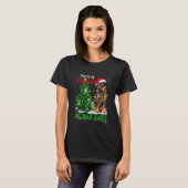 T-shirt Cool Australian Cattle Dog Christmas Tree Lights S (Devant entier)