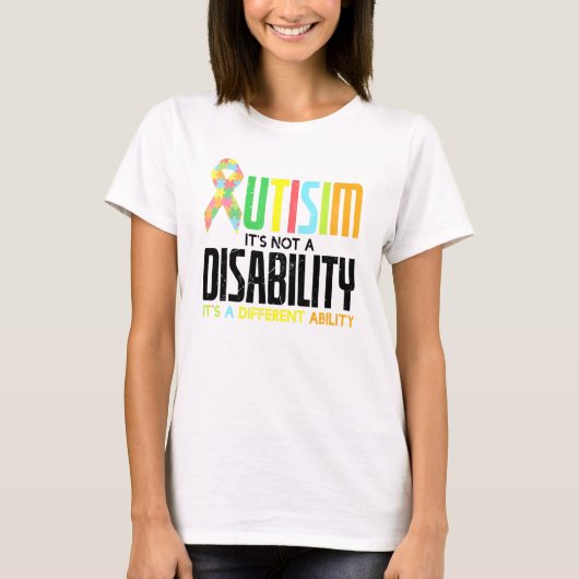 T-shirt Cool Autisme Non Handicap Juste Une Autre Voiture (Devant)
