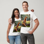 T-shirt cool avec design original renard (Unisexe)