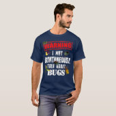 T-shirt Cool Avertissement Parler de Bugs Funny Insect Boy (Devant entier)