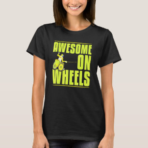 T-shirt Cool Awesome Sur Roues Paralympiques Power Guide d