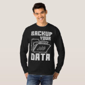 T-shirt Cool Backup Your Data Programming Technology (Devant entier)
