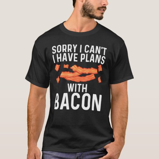 T-shirt Cool Bacon Art Pour Hommes Femmes Porc Bande De Po (Devant)