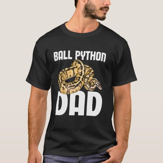 T-shirt Cool Ball Python Conception Pour Papa Homme Serpen (Devant)