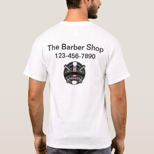 T-shirt Cool Barber Shop Business Logo ateliers