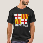 T-shirt Cool Barcelona Flag (Devant)