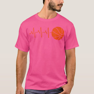 T-shirt Cool Basketball Heartbeat Bball Coach Joueur Homme