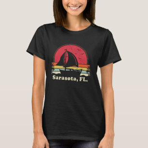 T-shirt Cool bateau à voile Vintage bateau navigant Florid