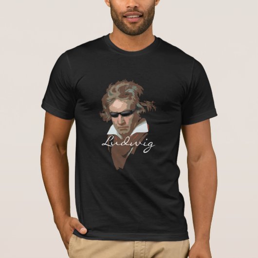 T-shirt cool Beethoven (Devant)