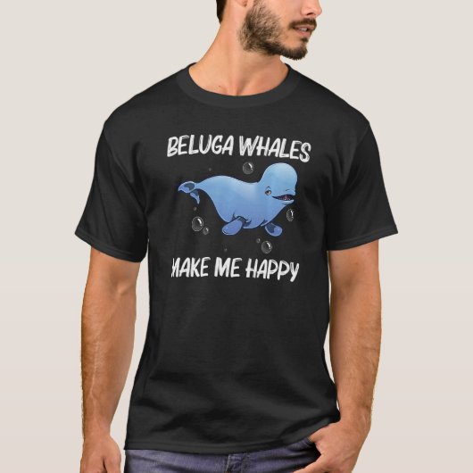T-shirt Cool Beluga Whale For Men Women Orca Whales Save T (Devant)
