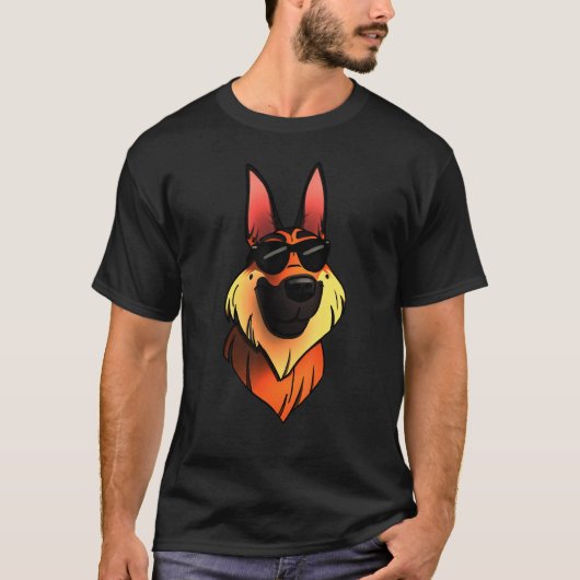 T-shirt Cool berger allemand (Devant)