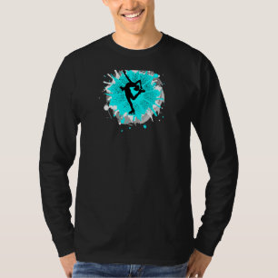 T-shirt Cool Biellman Spin Patineur de glace Patinage de p