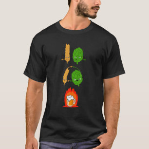 T-shirt Cool Bière Hops Malt Brasserie Débardeur