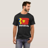 T-shirt Cool Birmingham Flag (Devant entier)