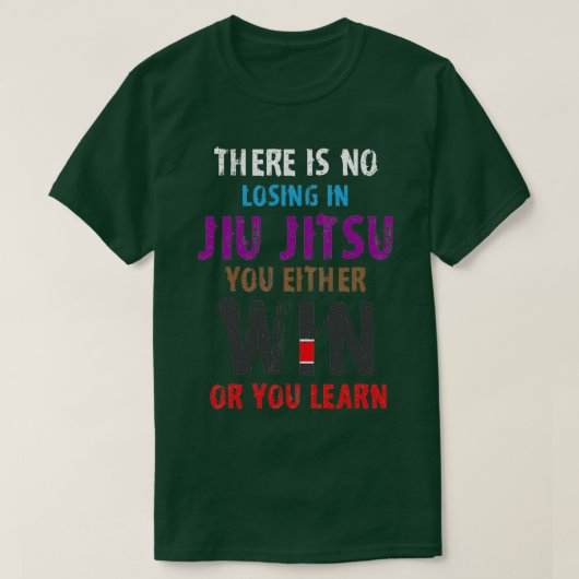 T-shirt Cool BJJ Jiu Jitsu Cadeau Arts Martiaux Lover MIXE (Design devant)