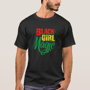 T-shirt Cool Black Girl Magic Black African American Histo